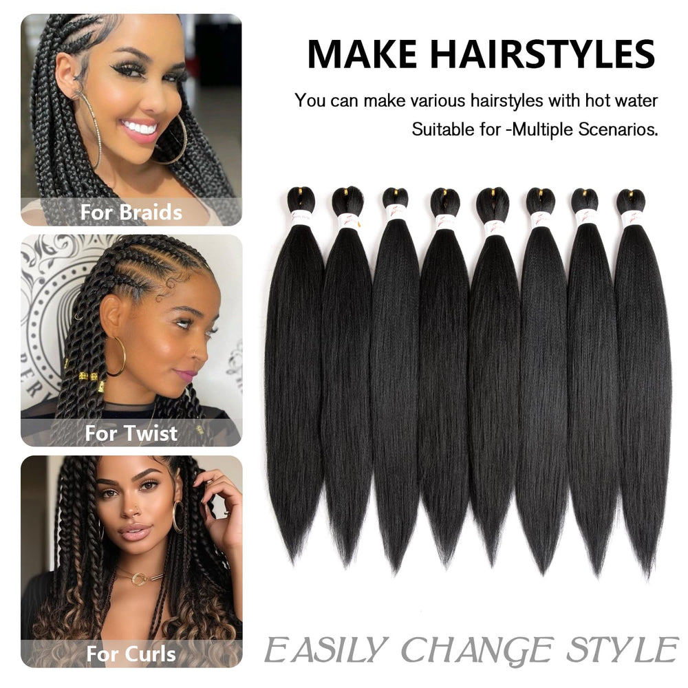 Roeula braiding hair 20 inch beads included for customization and flair.