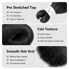 Roeula braiding hair 20 inch hot-water setting demo for versatile looks.