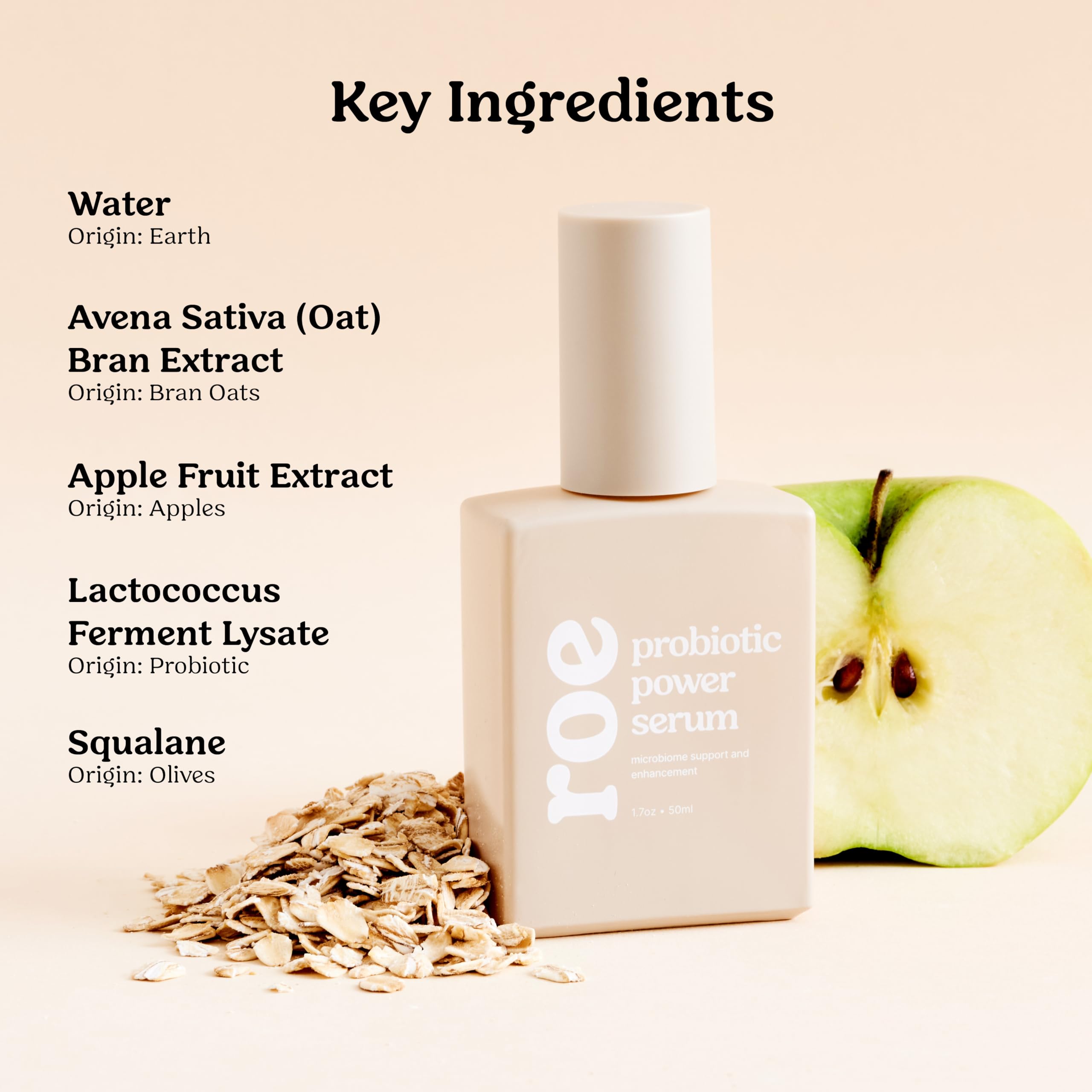 Roe Wellness baby serum applied to baby's cheek for soothing care.