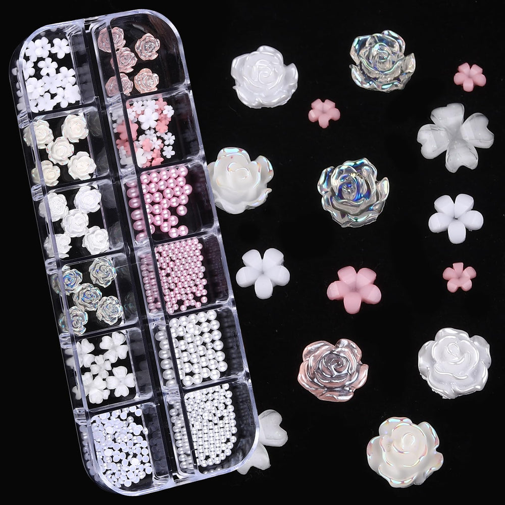 ROFIBUT Nail Charms 3D pieces add luxe texture to nails