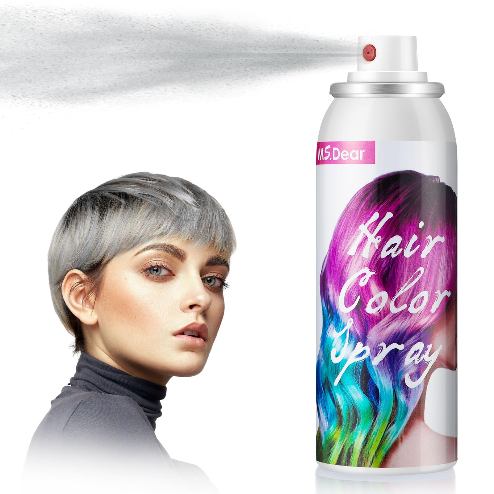 ROHVEMJ gray hair spray color bottle-pump for quick temporary color