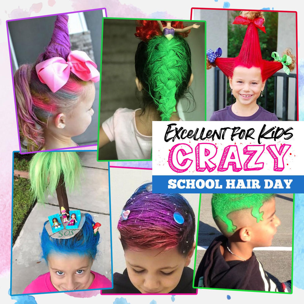 ROHVEMJ gray hair spray color crazy-hair-day inspiration for fun parties