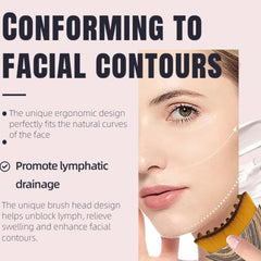 ROKATY Lymphatic Contour Face Brush designed for daily use on all skin types.