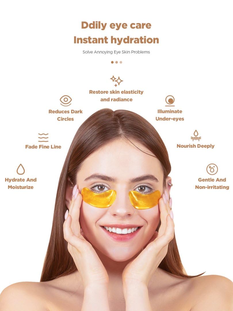 Rokelos 20-pairs eye patches open pack for convenient daily use