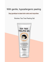 ROKKISS Tea Tree Peeling Gel pump dispenser for easy at-home exfoliation