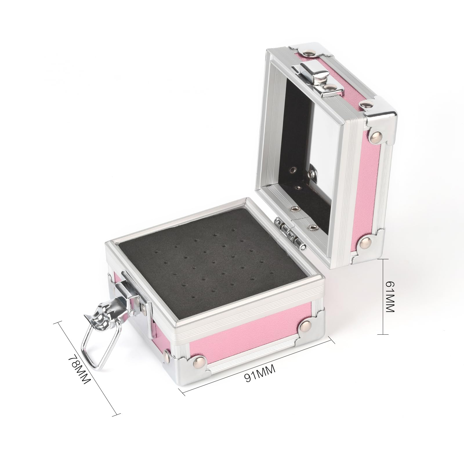 Rolabling aluminum nail tools organizer delivers durable, safe storage.