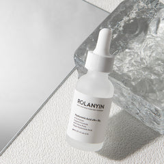 ROLANYIN Hyaluronic Acid 2% + B5 Serum pump-action bottle shows easy daily application.
