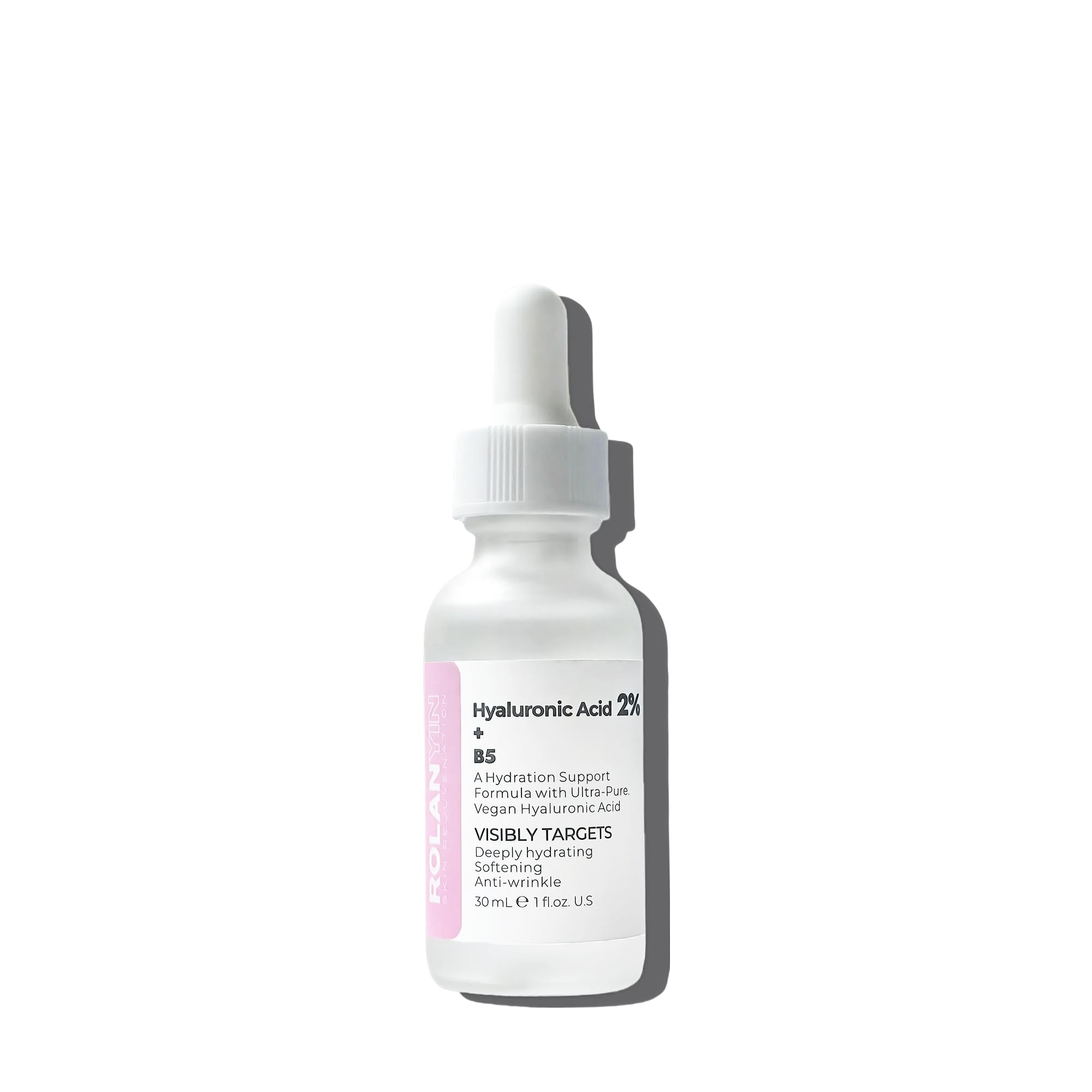 ROLANYIN, botella del suero hialurónico 2% para hidratación profunda.