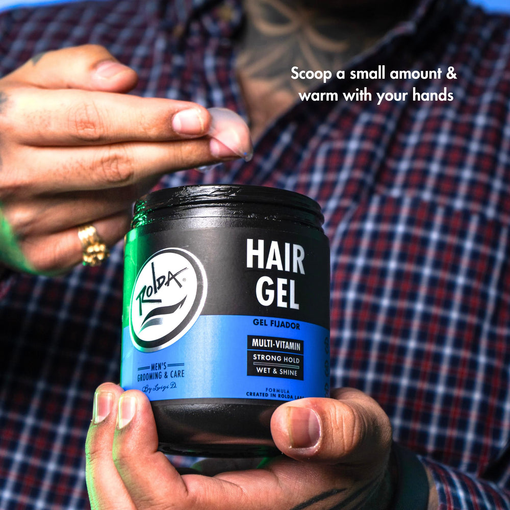 Rolda Classic Styling Gel aloe-vera-conditioning nourishes while you style.