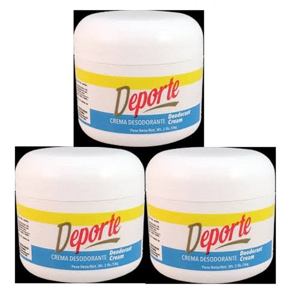 Roldan Deporte cream deodorant 2oz bottle offers lasting freshness for daily wear.