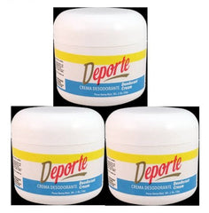 Roldan Deporte cream deodorant 2oz bottle offers lasting freshness for daily wear.