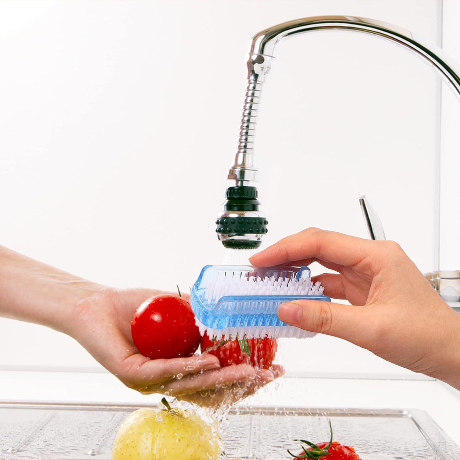 ROLECK cepillo uñas compacto para casa y viaje siempre listo para uñas