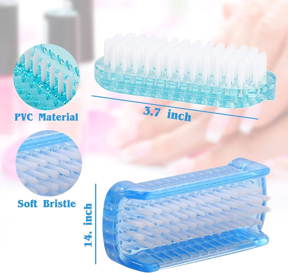 ROLECK cepillo de uñas de dos caras visto de dorso para eliminar suciedad entre uñas