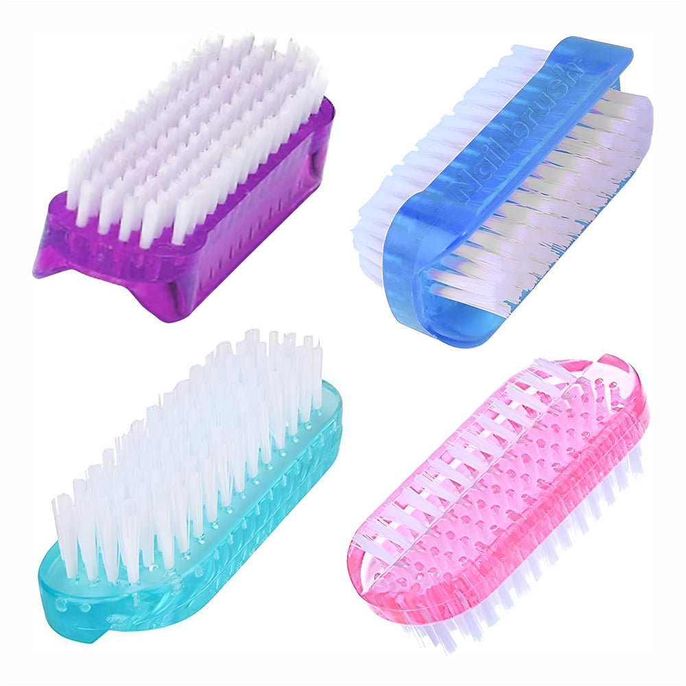 ROLECK cepillo de uñas de dos caras visto de frente ideal para limpieza precisa