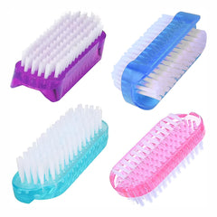 ROLECK cepillo de uñas de dos caras visto de frente ideal para limpieza precisa