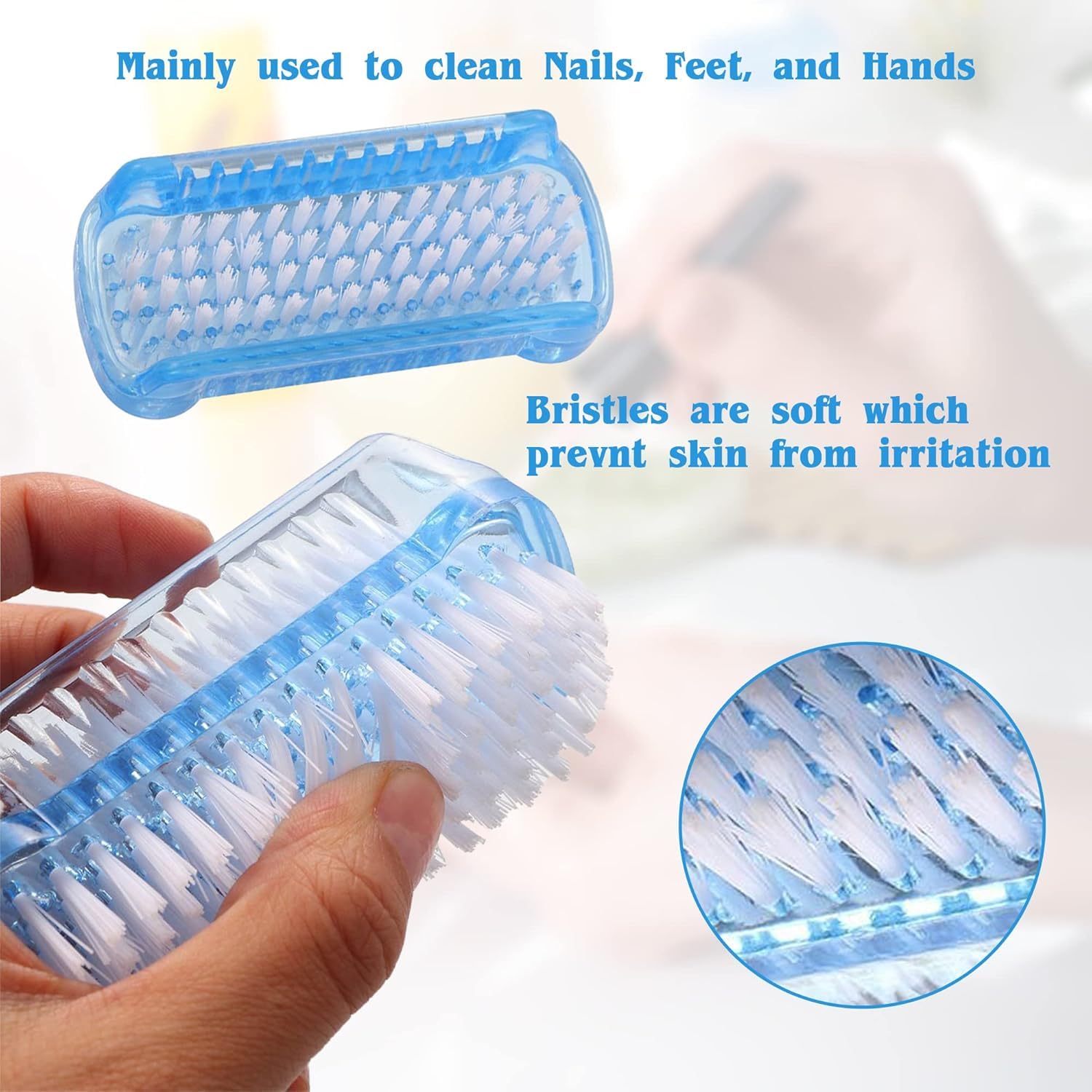 Cepillo ROLECK para manos y pies, limpieza diaria y detallada