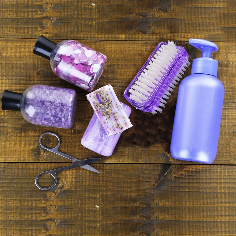 Rutina de manicura con cepillo de dos caras ROLECK para uñas