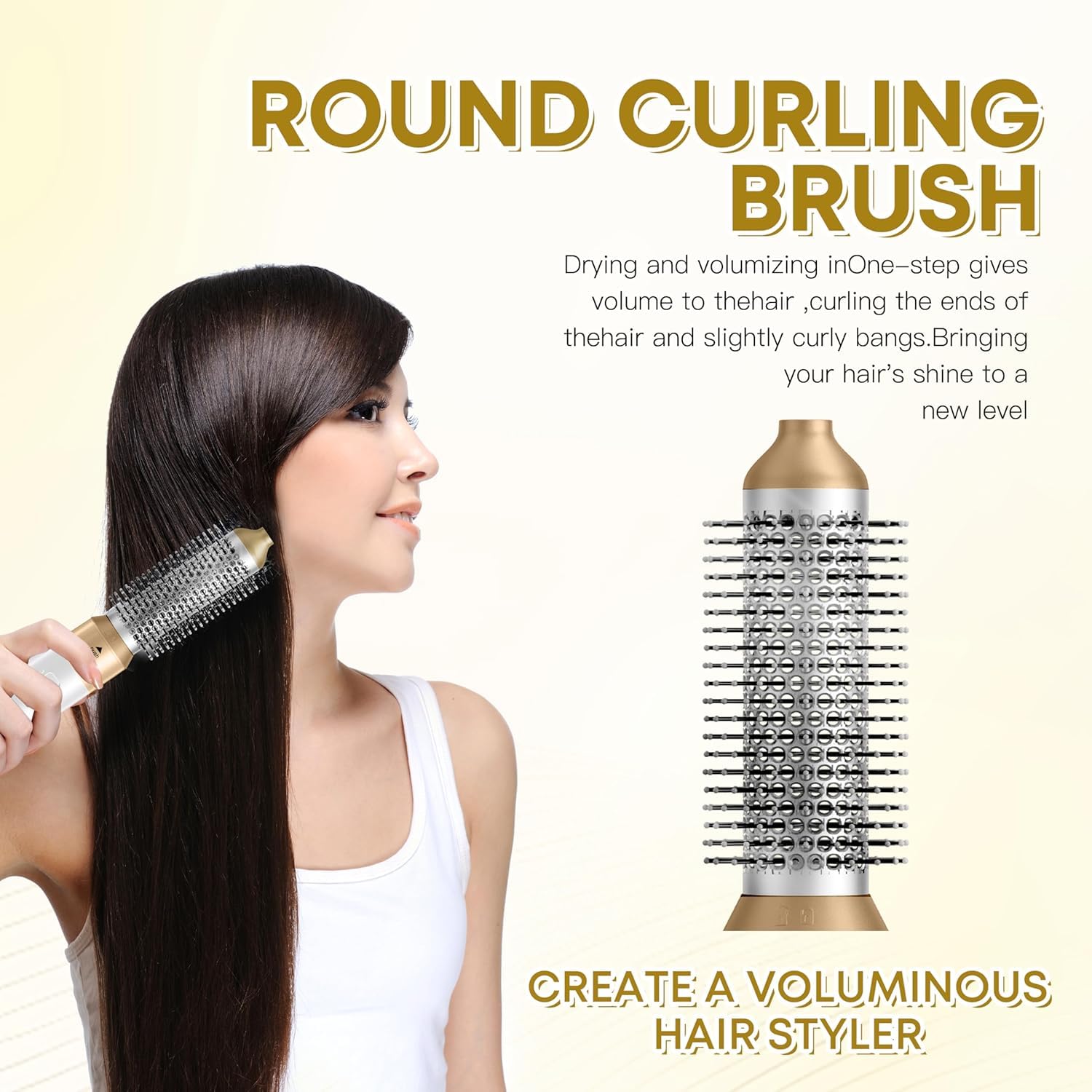 Roll With Us Depot detachable air curler demonstrated for travel-friendly curling versatility