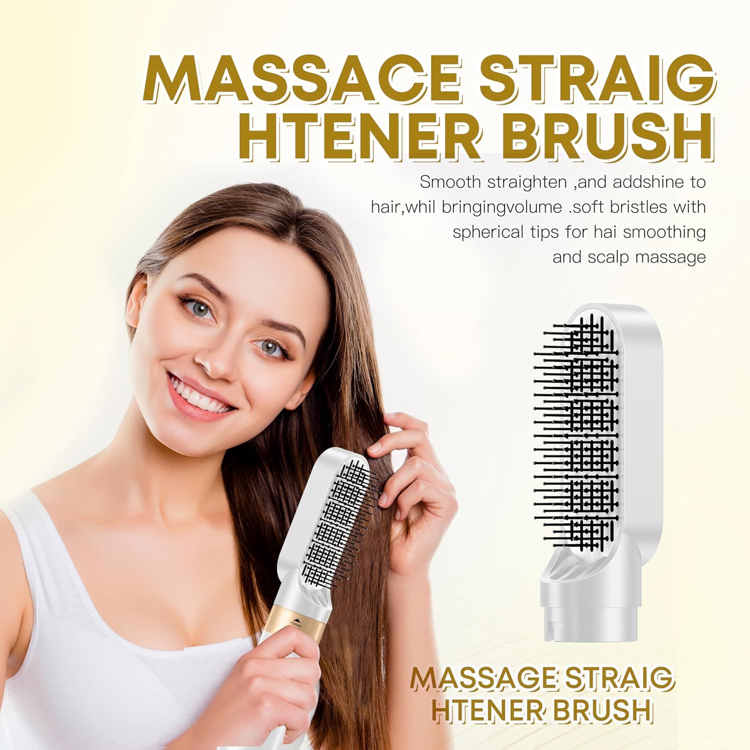 Roll With Us Depot 5-in-1 hair dryer brush side view highlighting compact design for storage