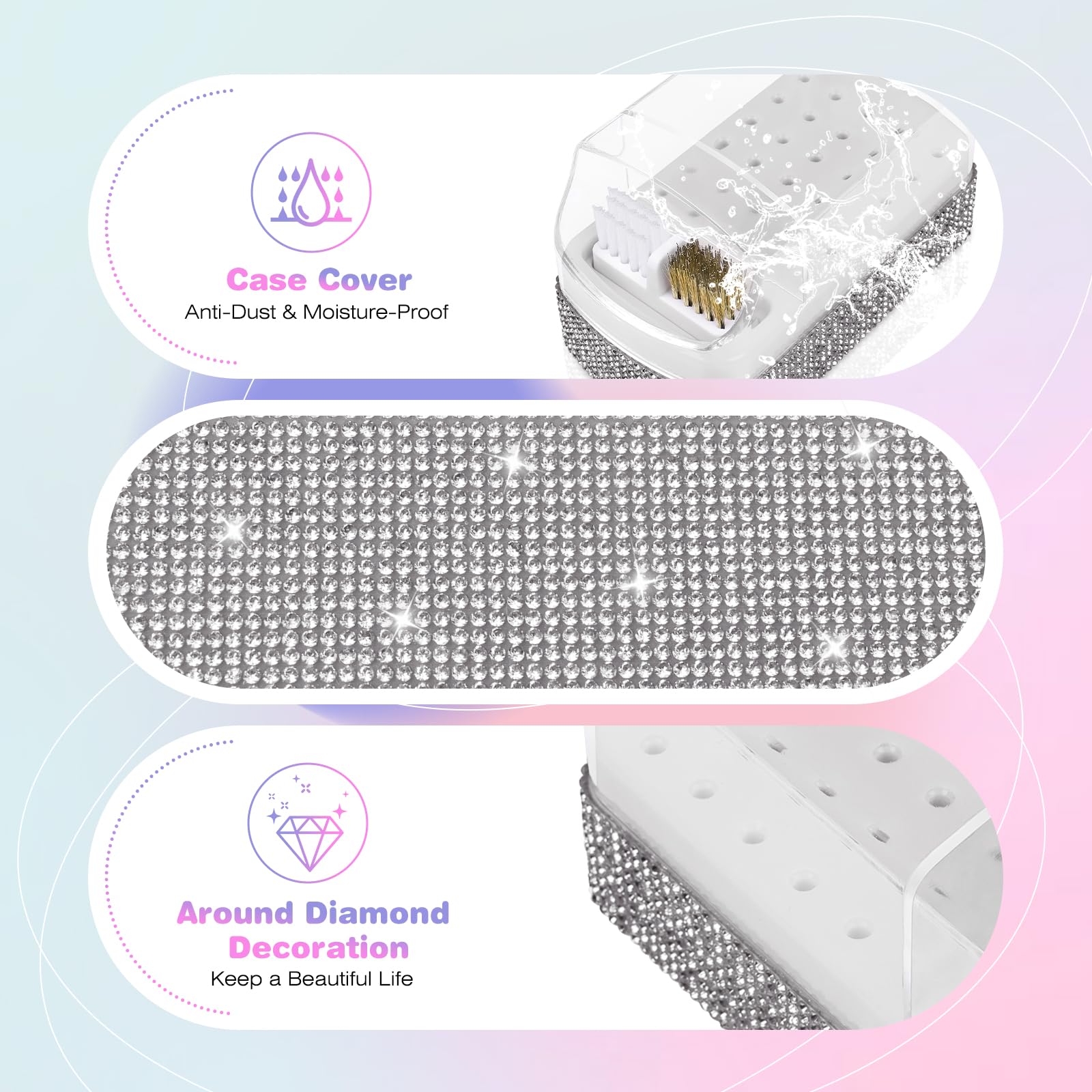 Rolokit compact portable design fits salons or home use for on-the-go nail work.