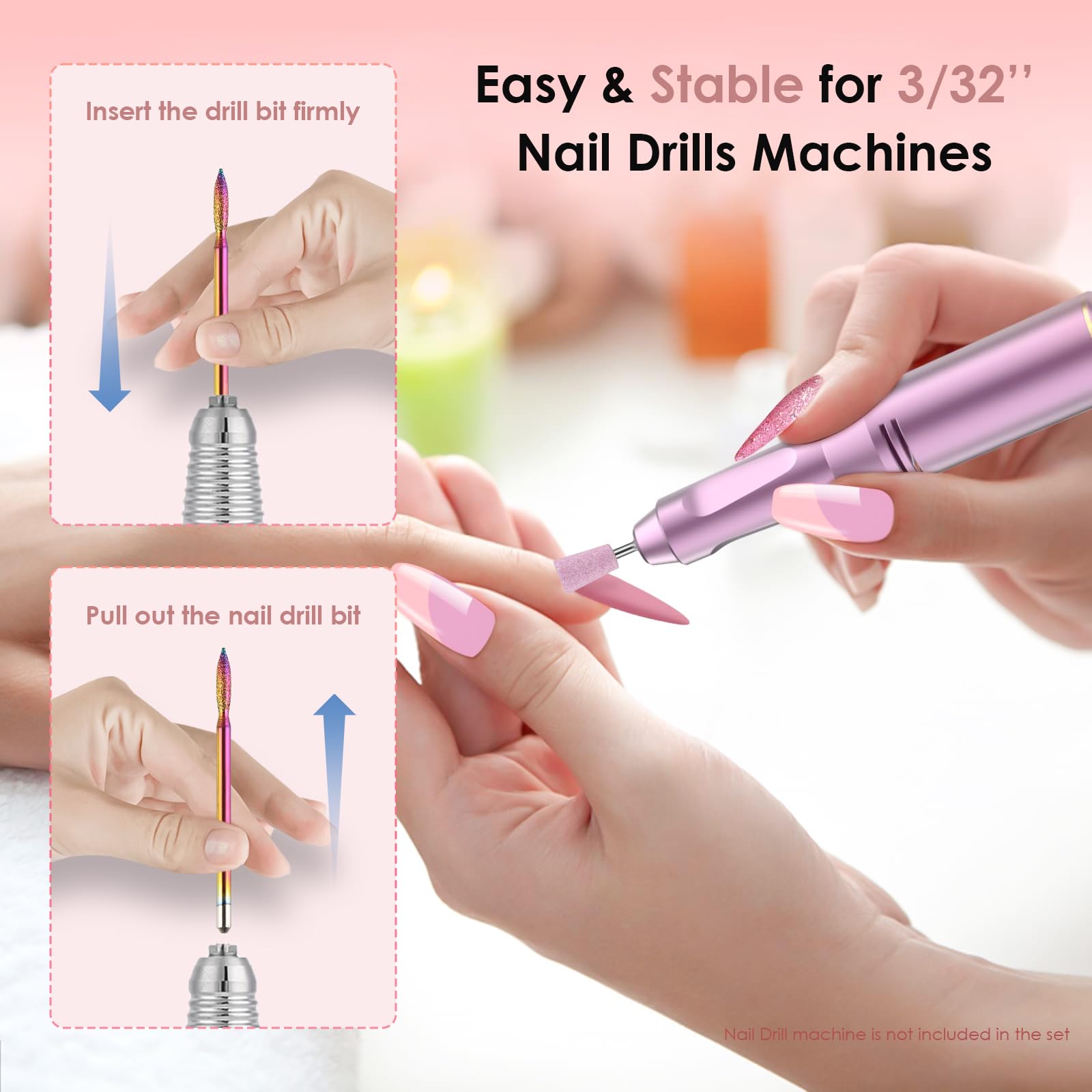 Rolokit nail surface polishing bits for smooth, salon-ready finishes.