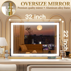 ROLOVE led dimmable three-mode lighting for warm cool natural tones