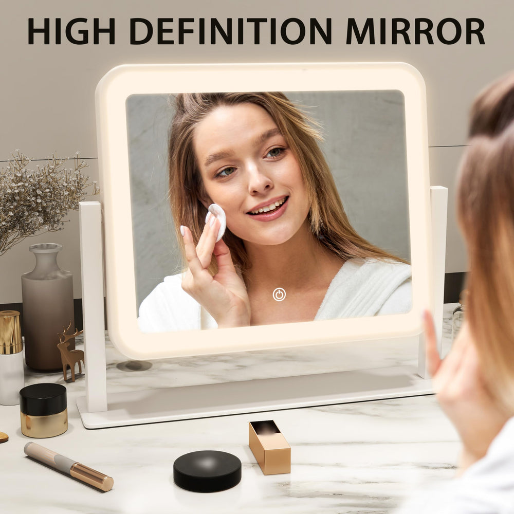 ROLOVE vanity mirror base with non slip padding for stable use