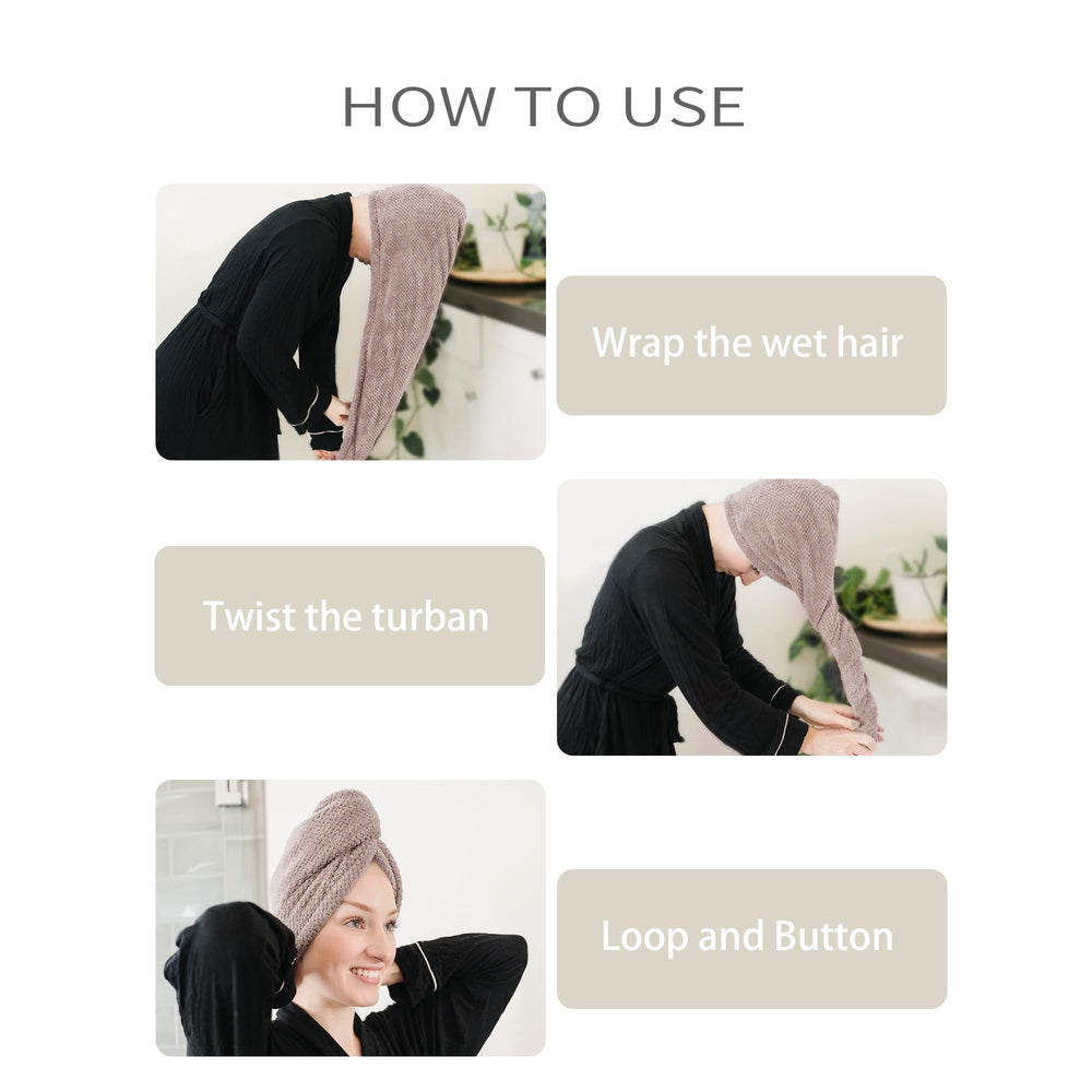 ROLSHOL towel used at gym or beach for quick hair drying and easy fit.