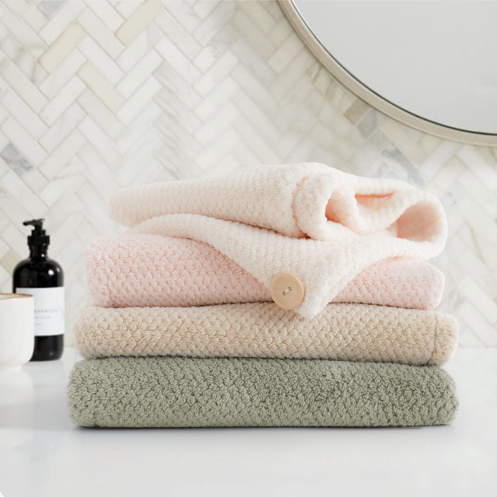 ROLSHOL curly and long hair ready: easy wrap, even drying