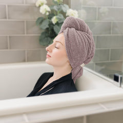 ROL SHOL towel with elastic band secure wrap for secure placement during activities