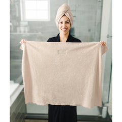 ROLSHOL hair towel wrap clay highlights soft fabric for gentle drying and frizz control.
