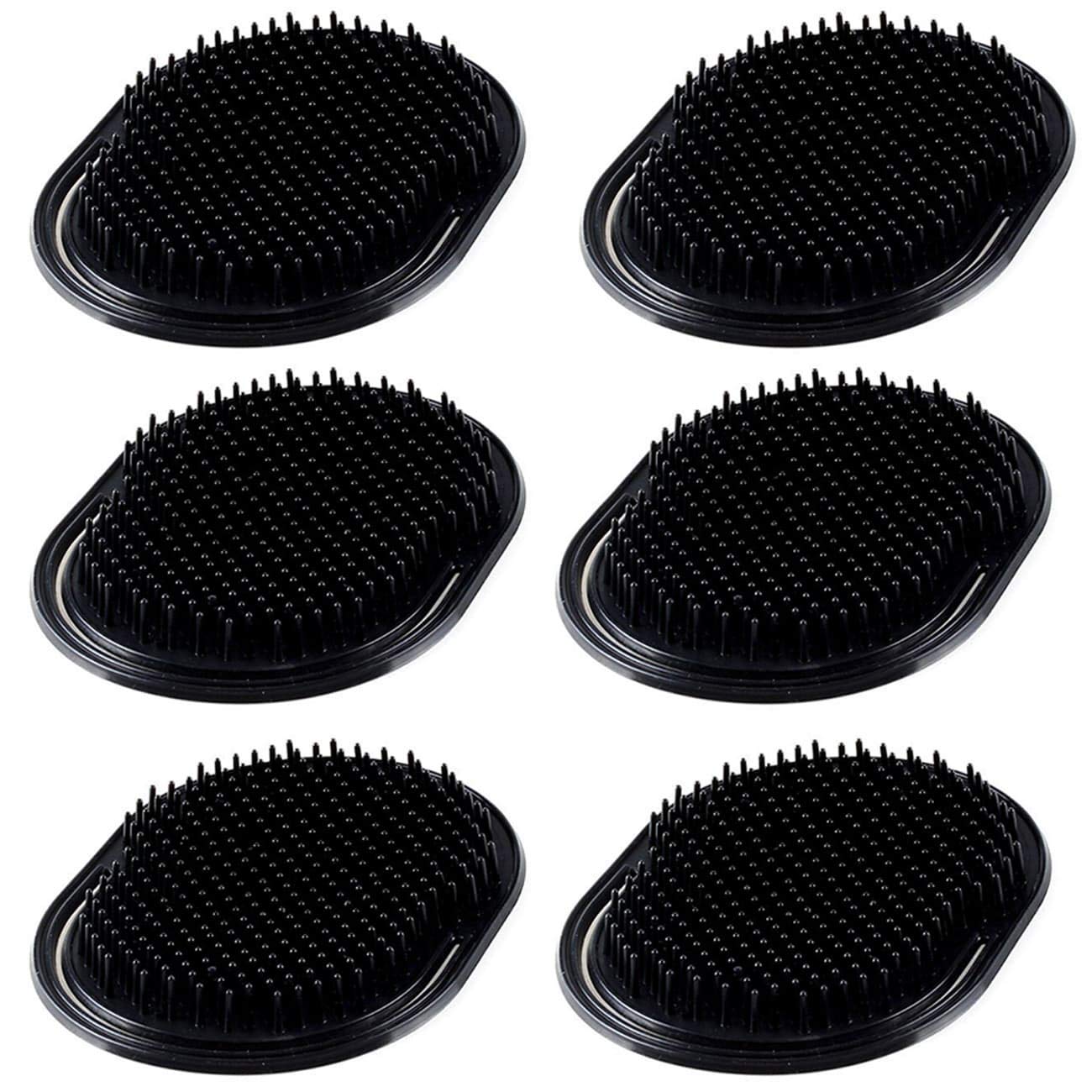 Rolybag 6Piezas peine de bolsillo para masaje suave del cuero cabelludo.