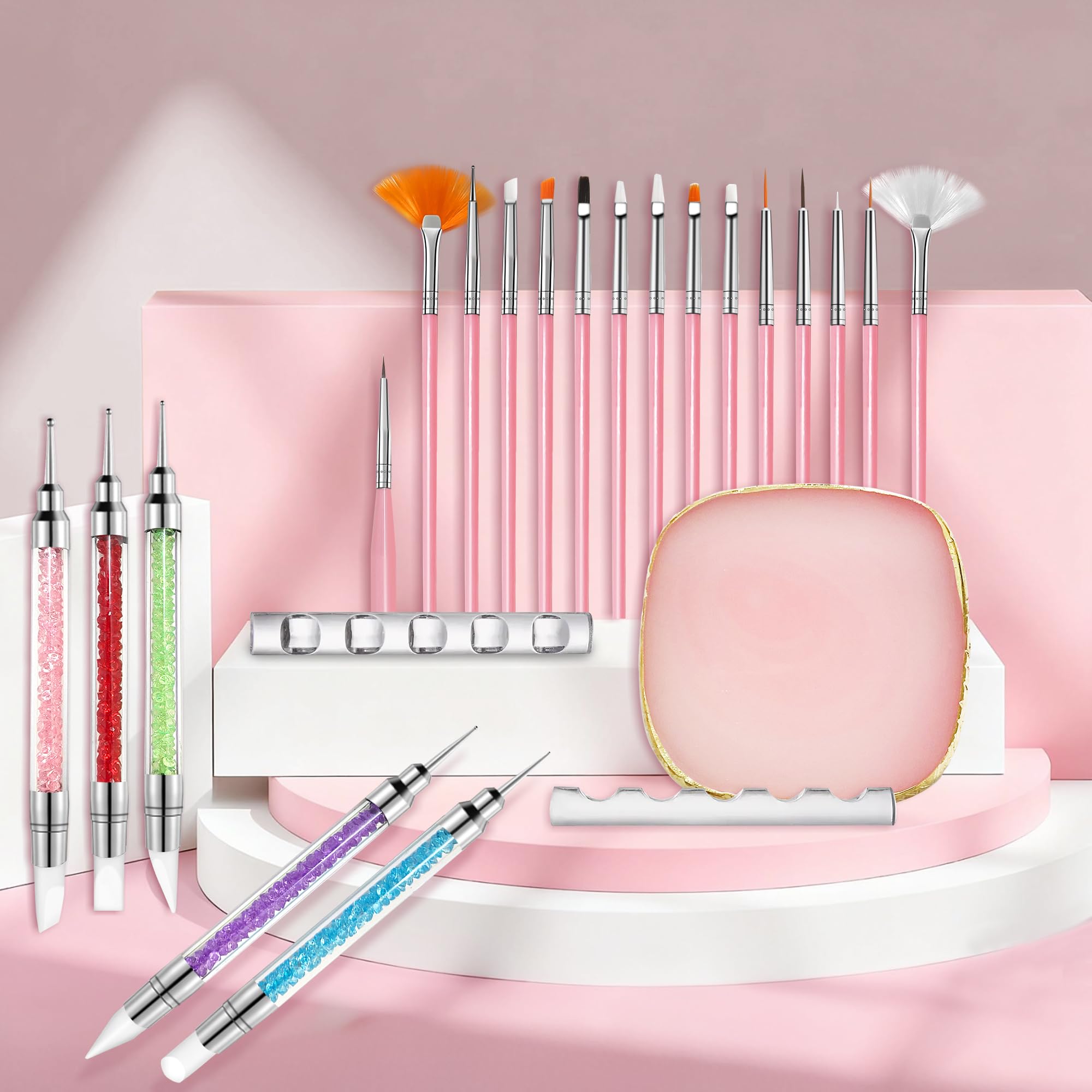 Rolybag clear acrylic pen holder to keep pens stable