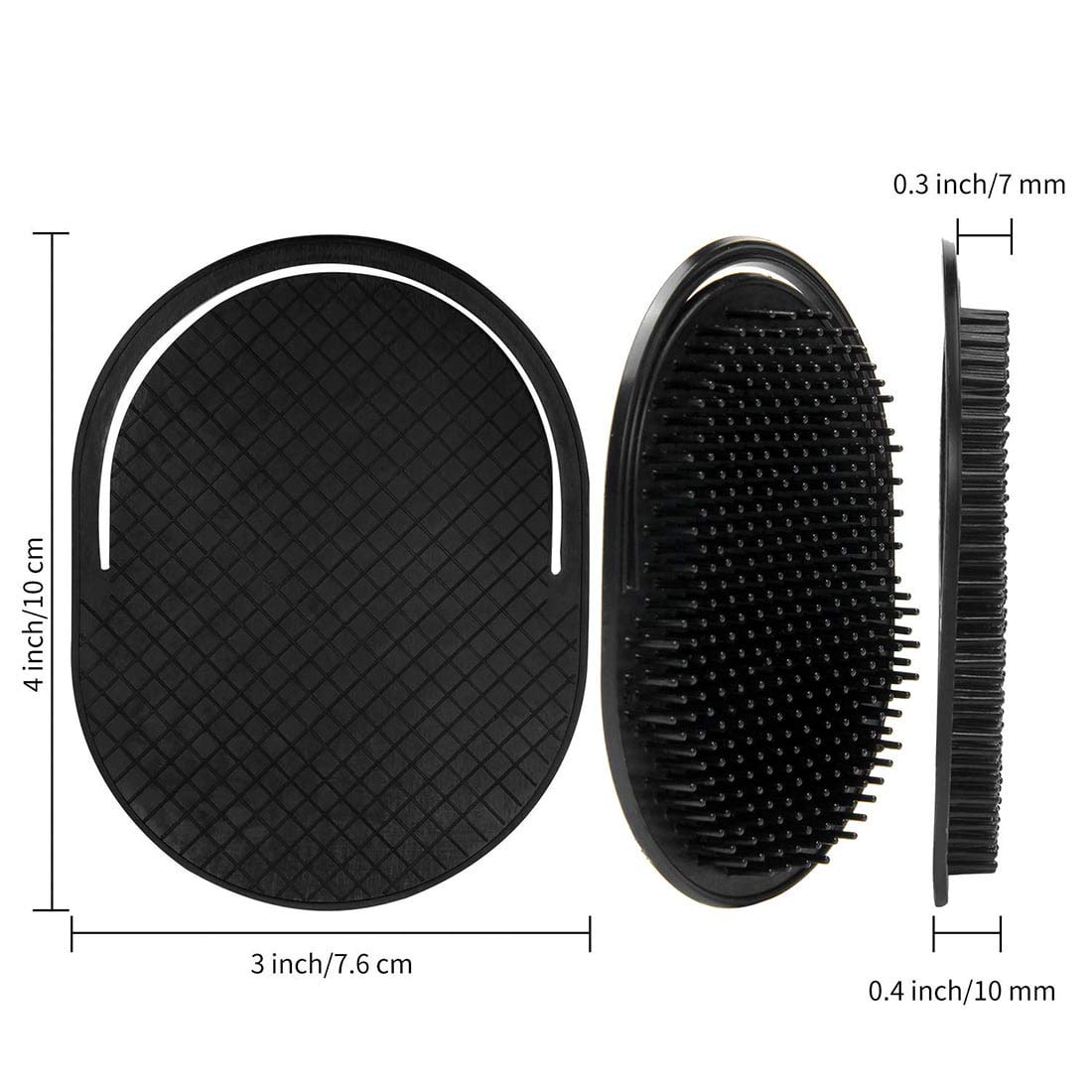 Peine de bolsillo Rolybag con diseño ergonómico para cabello y barba.