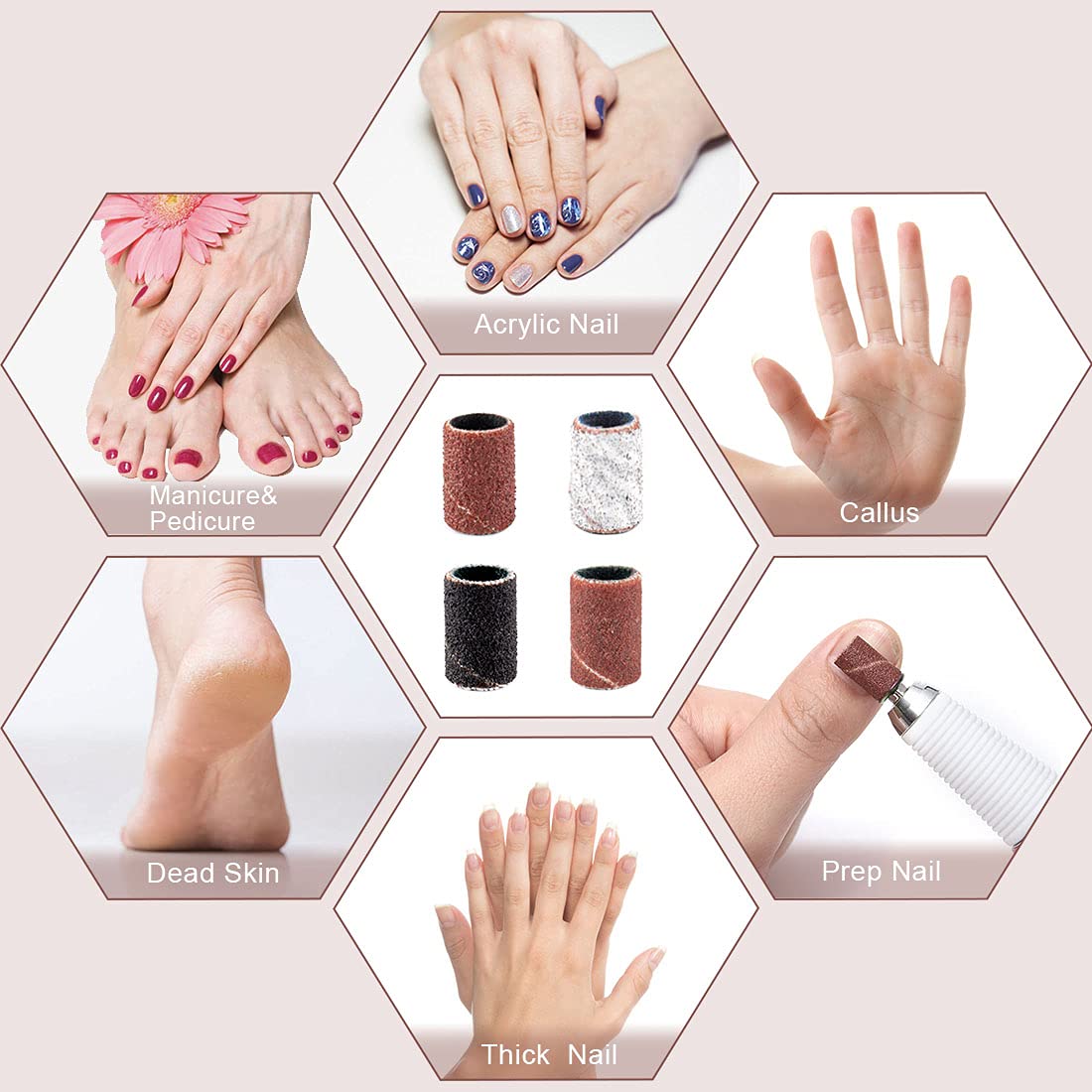 Rolybag portable nail drill kit ideal for on-the-go manicures.