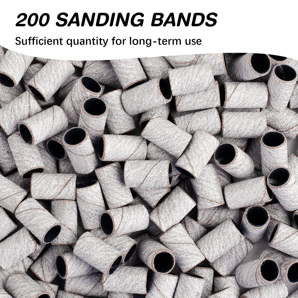 Rolybag zebra-pattern sanding bands closeup highlighting durable grit for smooth finishes.