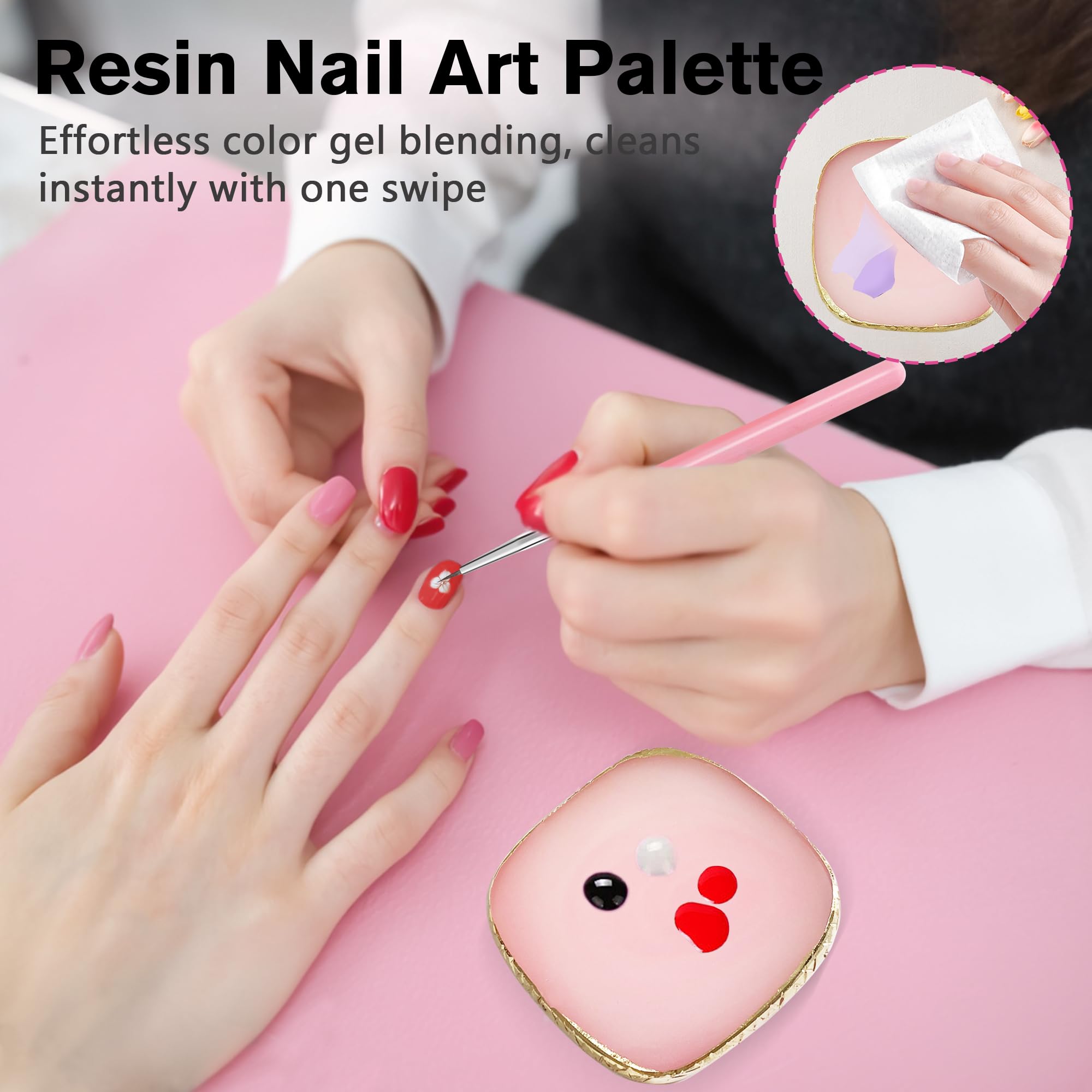 Rolybag silicone nail art tips for 3D textures and patterns