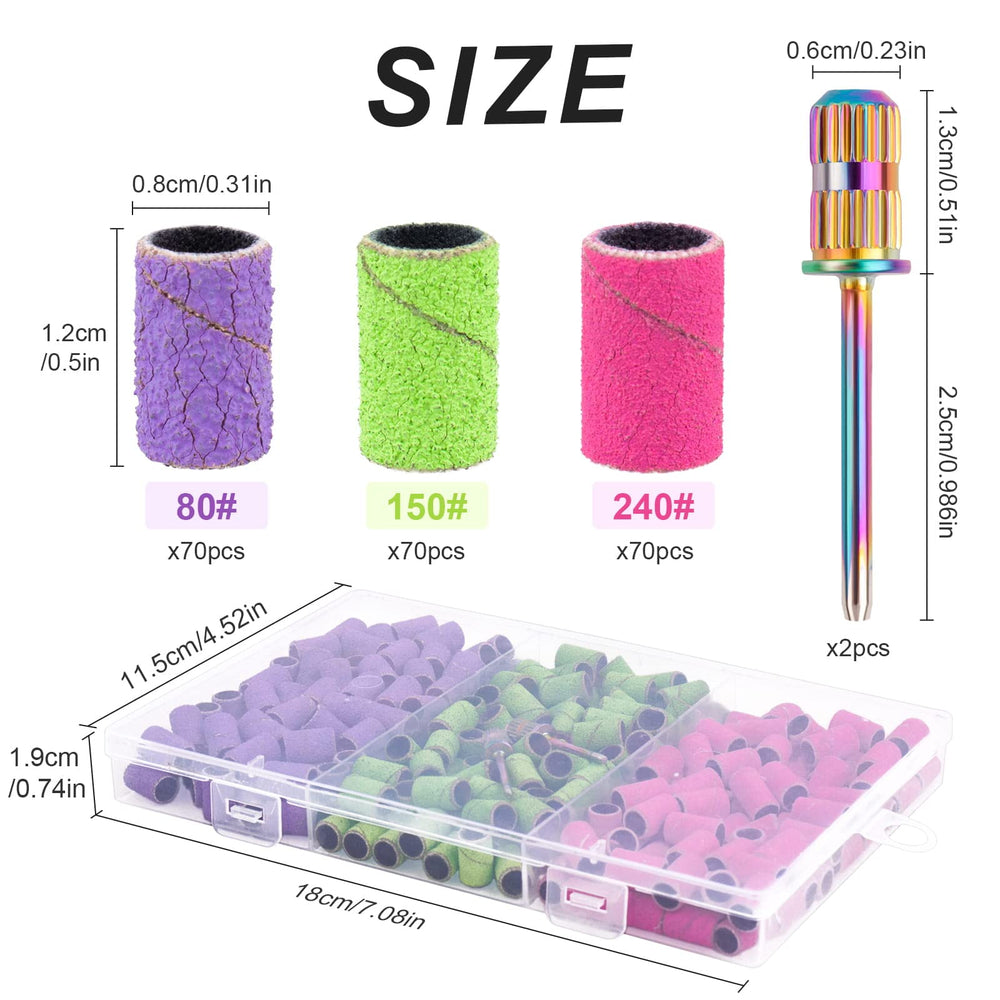 Rolybags portable storage box clear showing organized bands