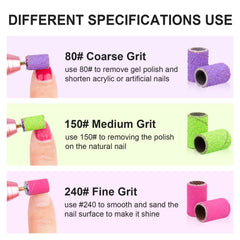 Rolybags sanding bands 150 medium green close-up for smoother surfaces