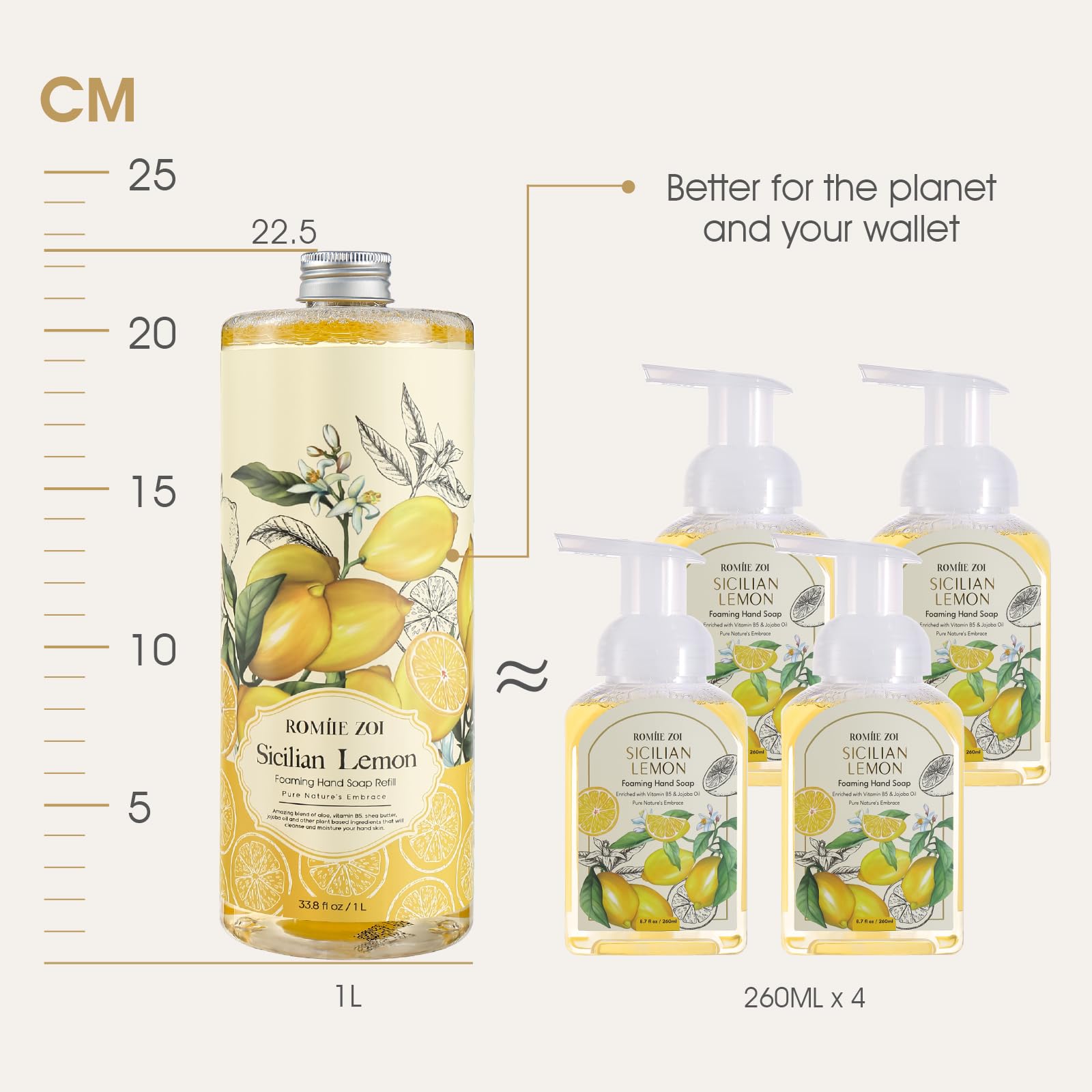 ROMIIE ZOI jojoba oil adds nourishing creamy foam texture.