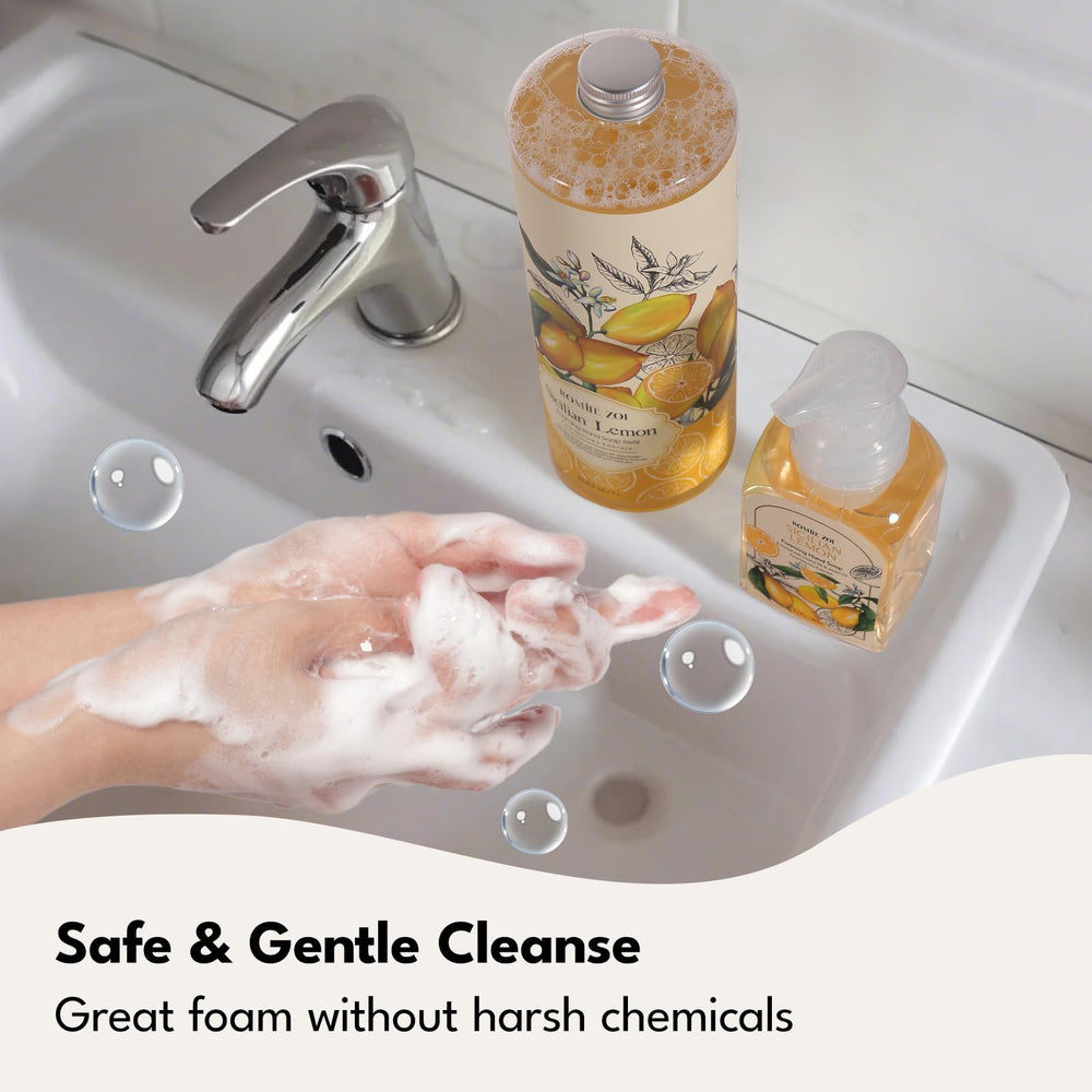 ROMIIE ZOI organic plant-based ingredients suggest gentle cleansing.