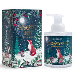 ROMIIE ZOI Snowy Joy bottle showcases luxurious lather for daily cleansing.
