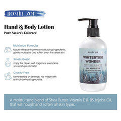 ROMIIE ZOI hand and body lotion applied for soft skin