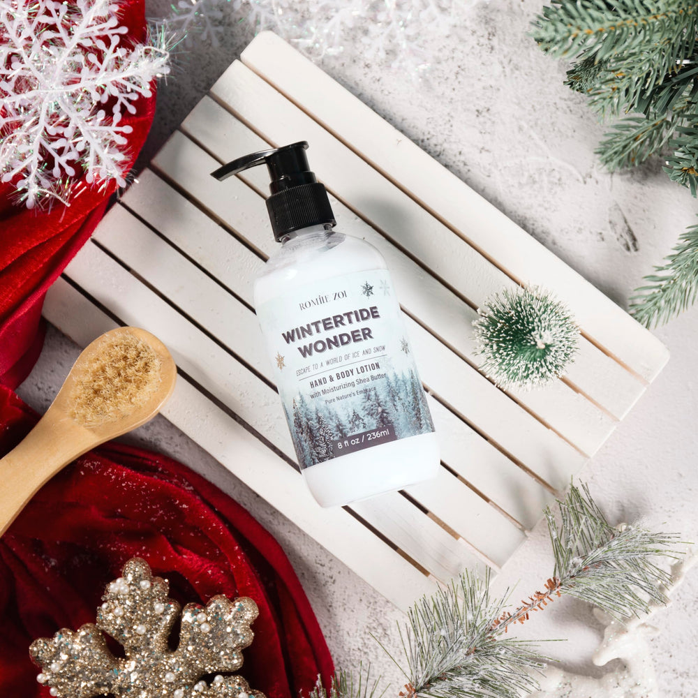ROMIIE ZOI holiday gift pack featuring festive lotion
