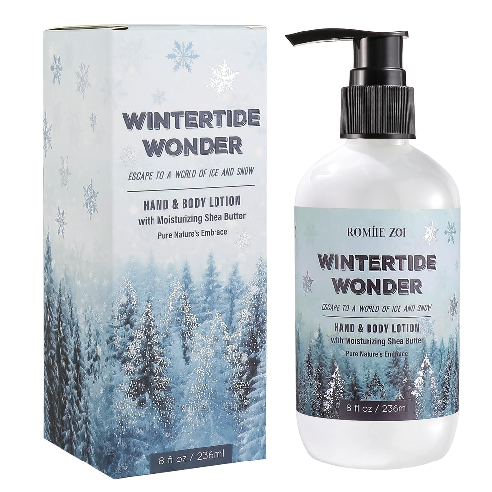 ROMIIE ZOI Winter Woods lotion bottle for daily moisturization
