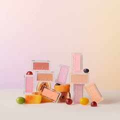 rom&nd Better Than Cheek application-swirl demonstrates easy blend and long-lasting color.