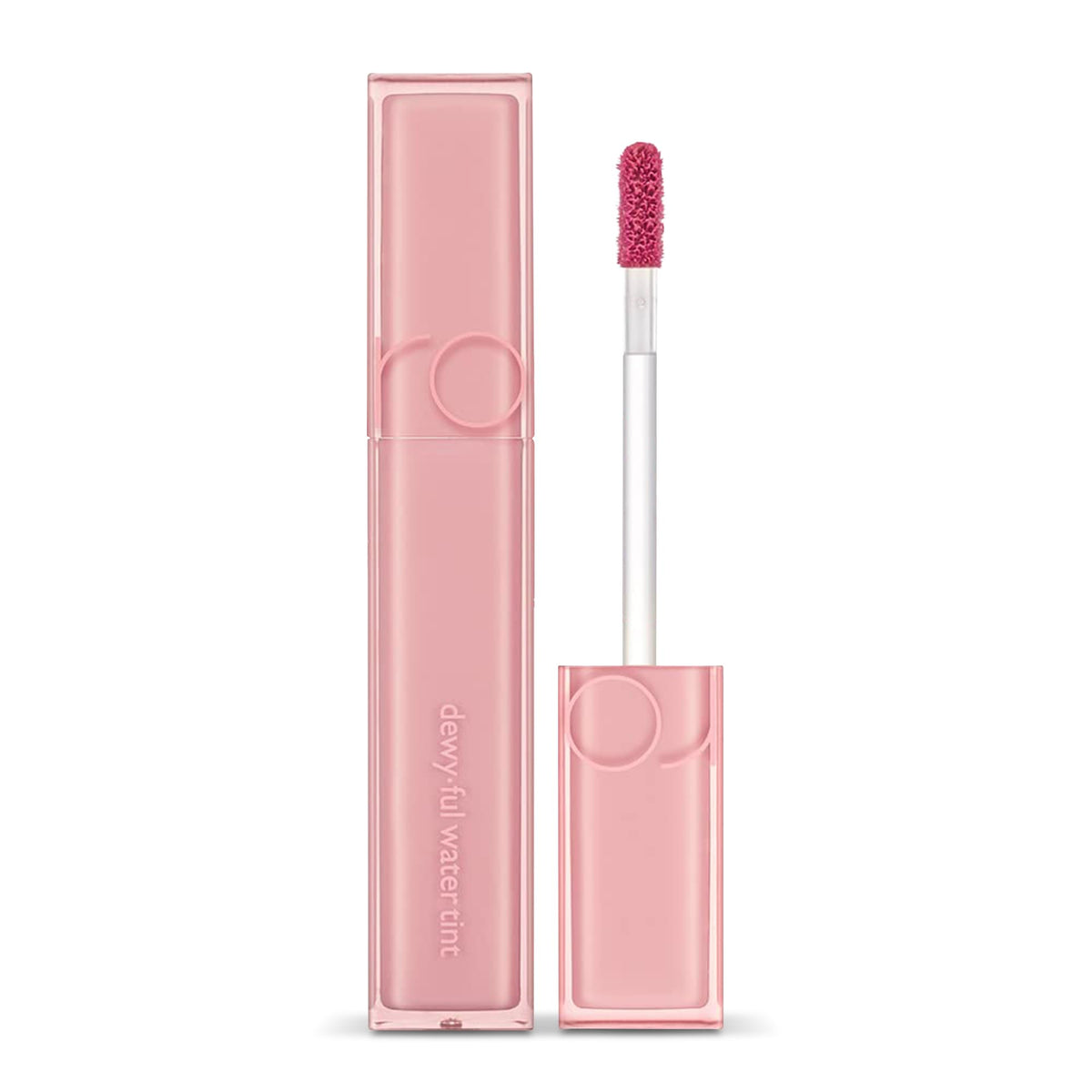 rom&nd DEWY·FUL Water Tint 13 Custard Mauve applies a glossy pop for daytime wear