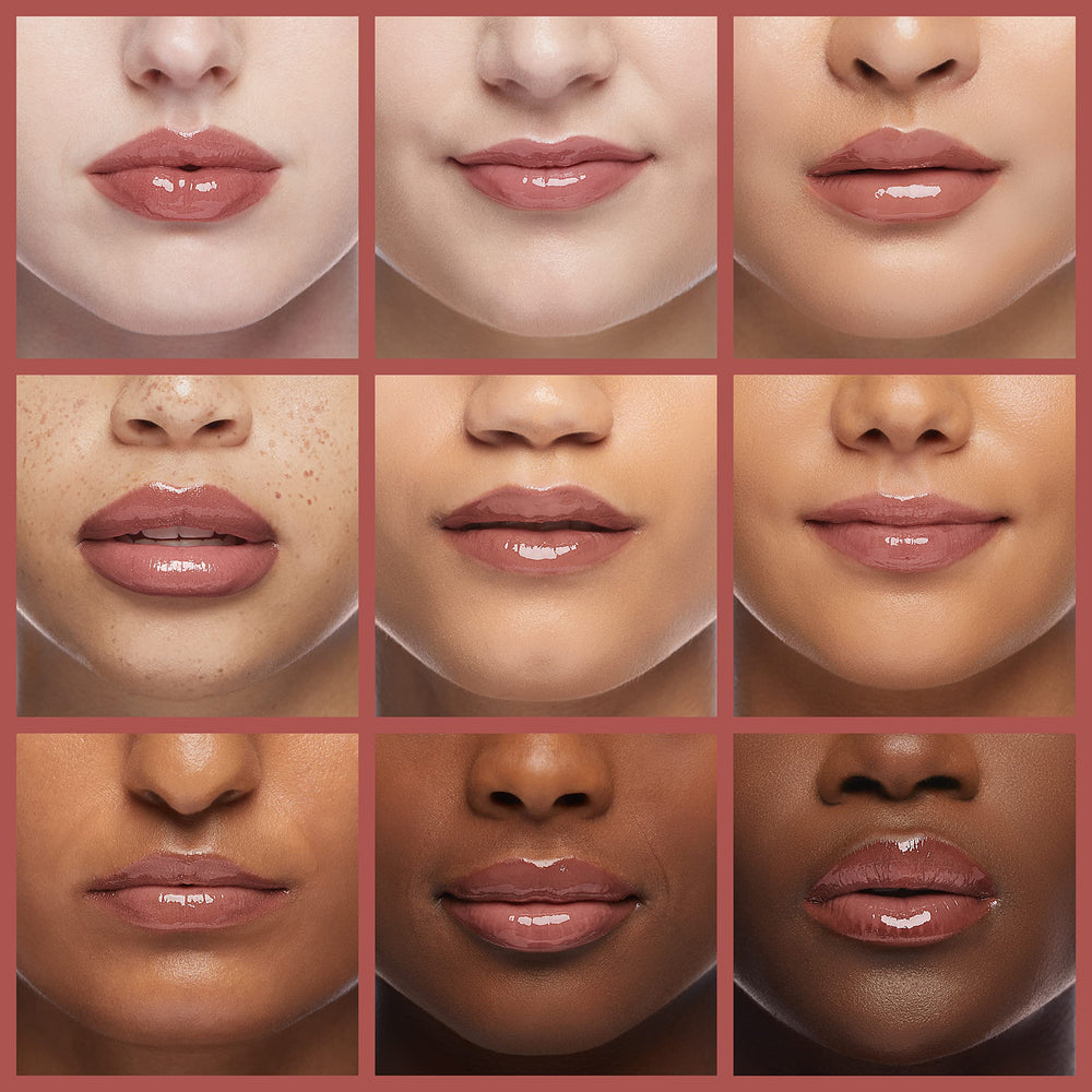 rom&nd Glasting Melting Balm Kaya Fig close-up displays non-sticky, lightweight finish.