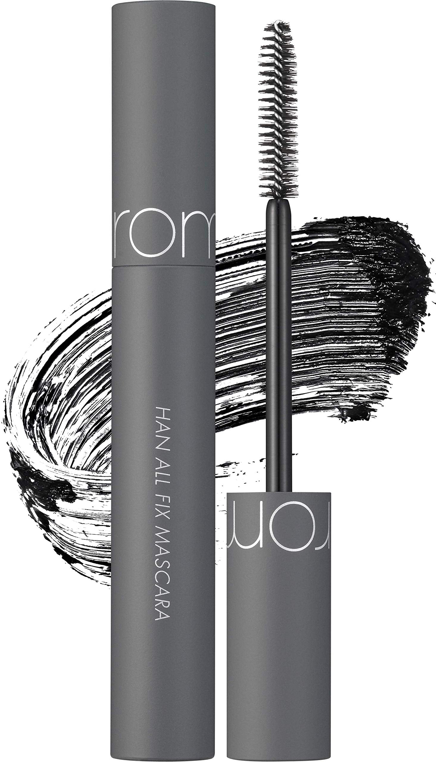 rom&nd HAN ALL FIX MASCARA bottle in sleek packaging for all-day wear