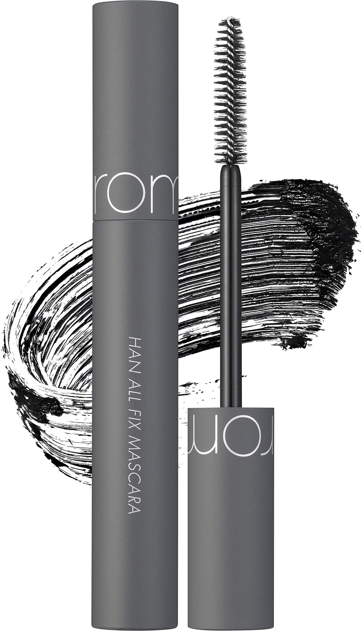 rom&nd HAN ALL FIX MASCARA bottle in sleek packaging for all-day wear